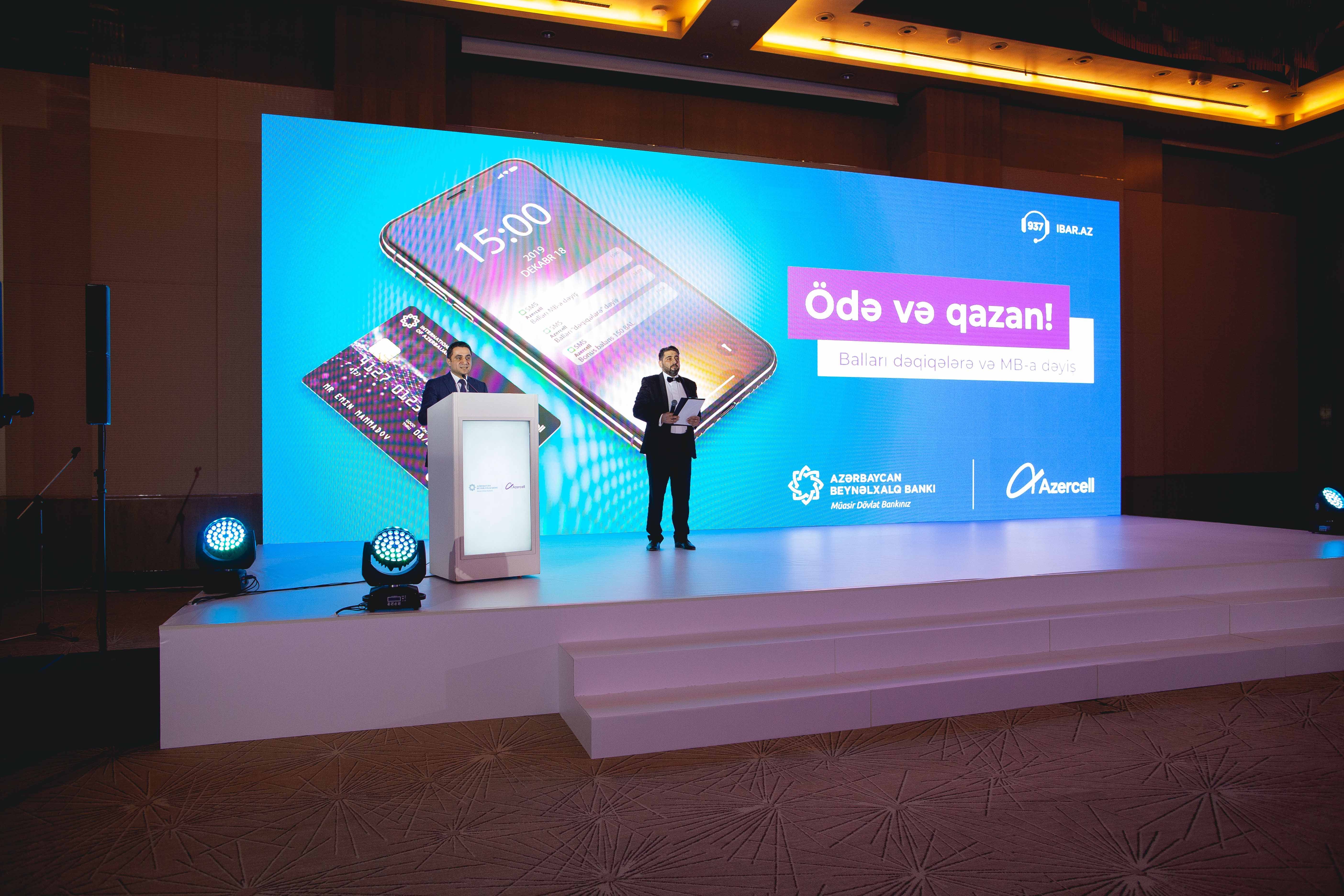 Azercell və Azərbaycan Beynəlxalq Bankındanölkəmizdə bir ilk!