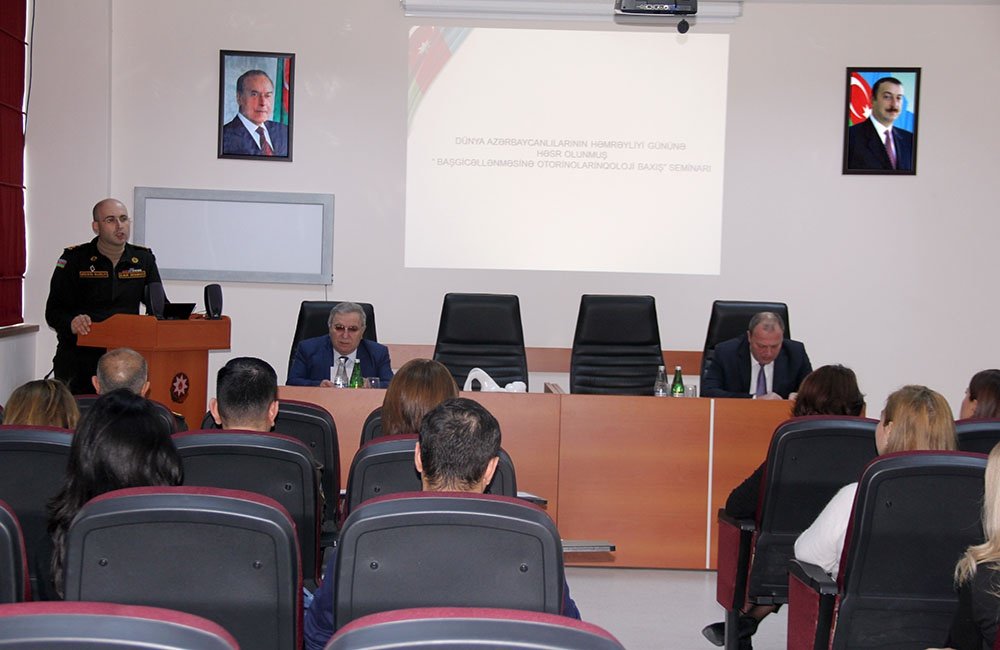 Silahlı Qüvvələrin Baş Klinik Hospitalında seminar keçirilib