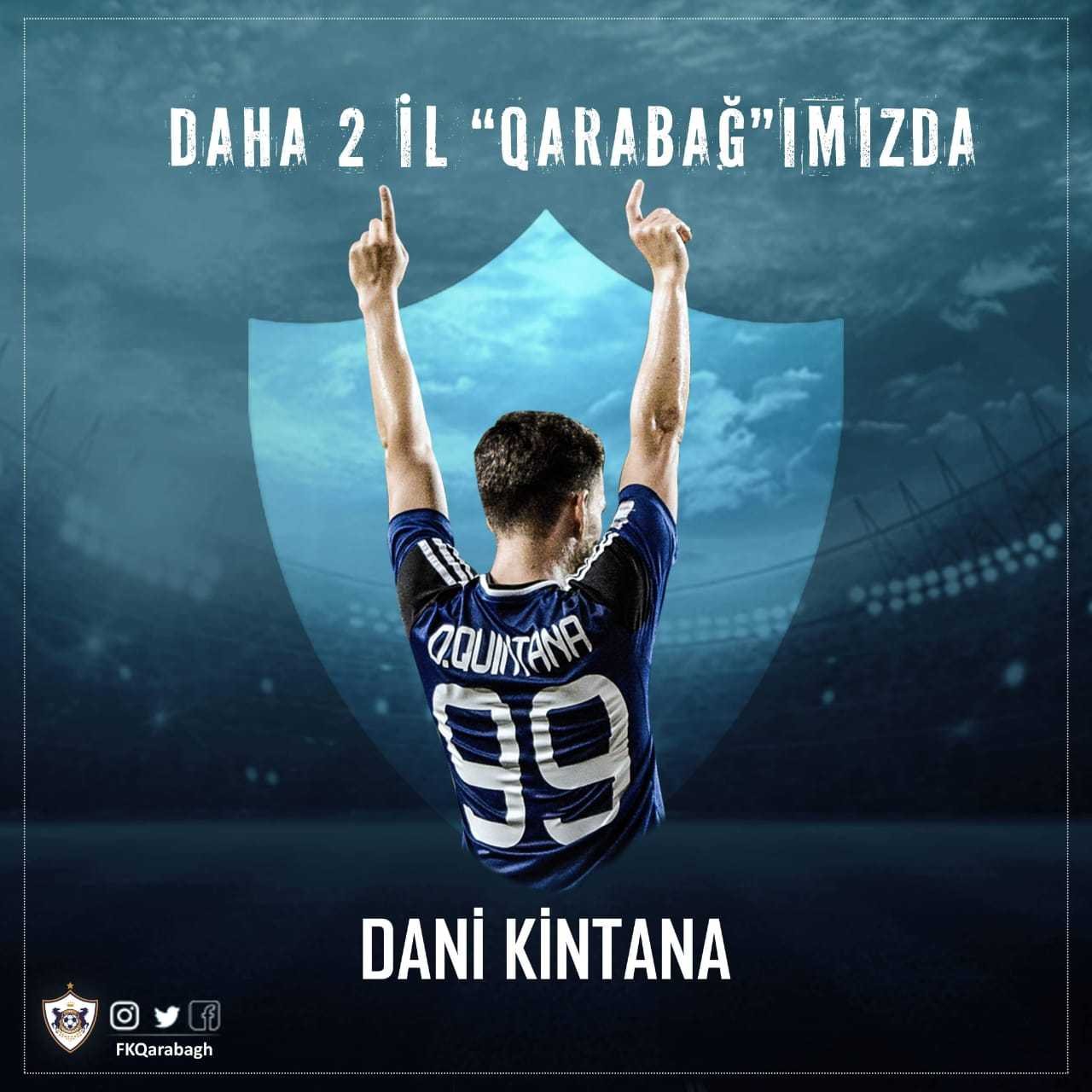 "Qarabağ" Dani Kintananın transfer olunduğu klubun adını açıqlayıb