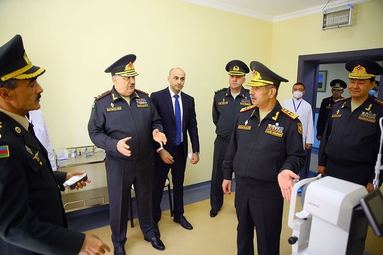 Müdafiə naziri Baş Klinik Hospitalın yeni korpusunun açılışında iştirak edib - VİDEO